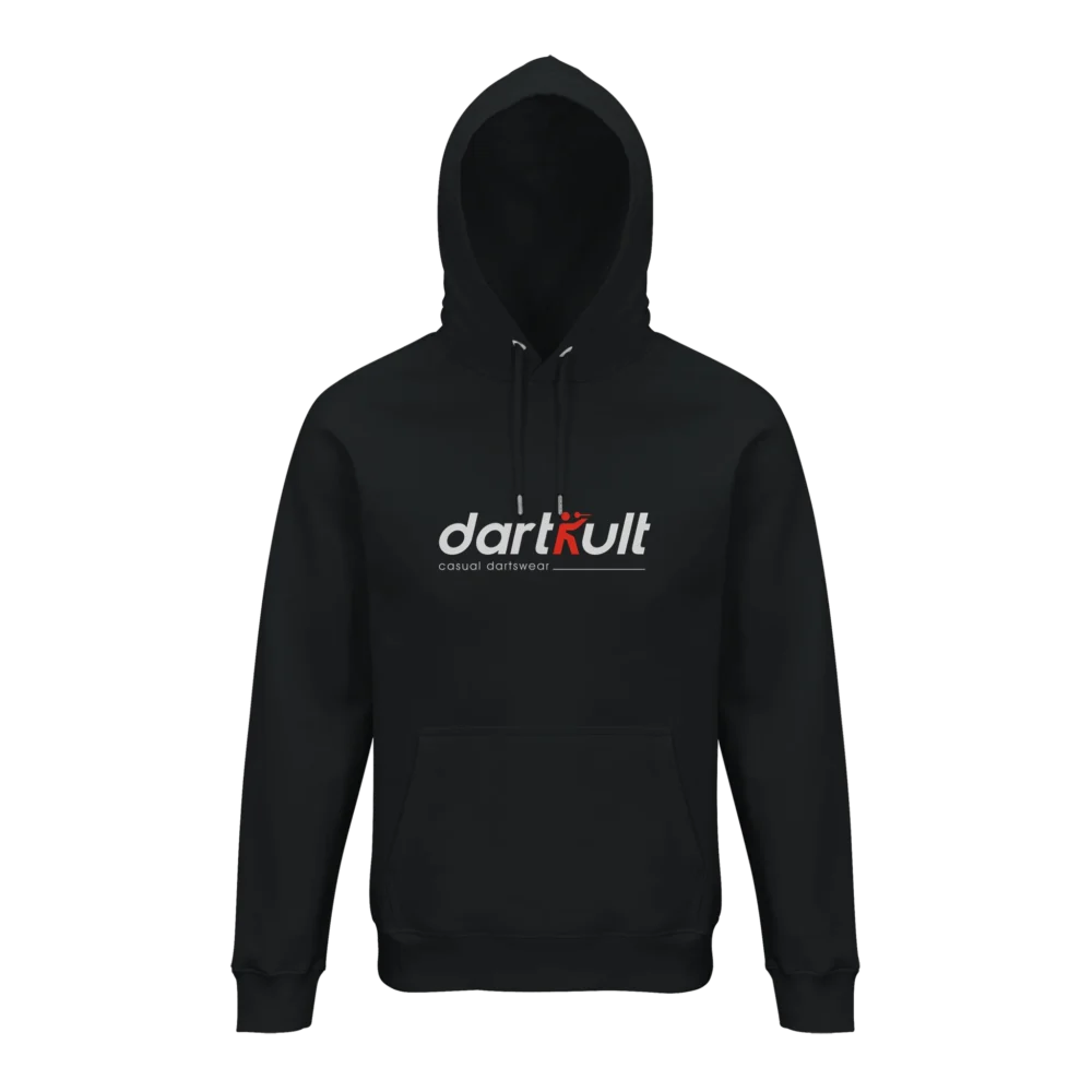 dartkult – Black – Organic Hoodie