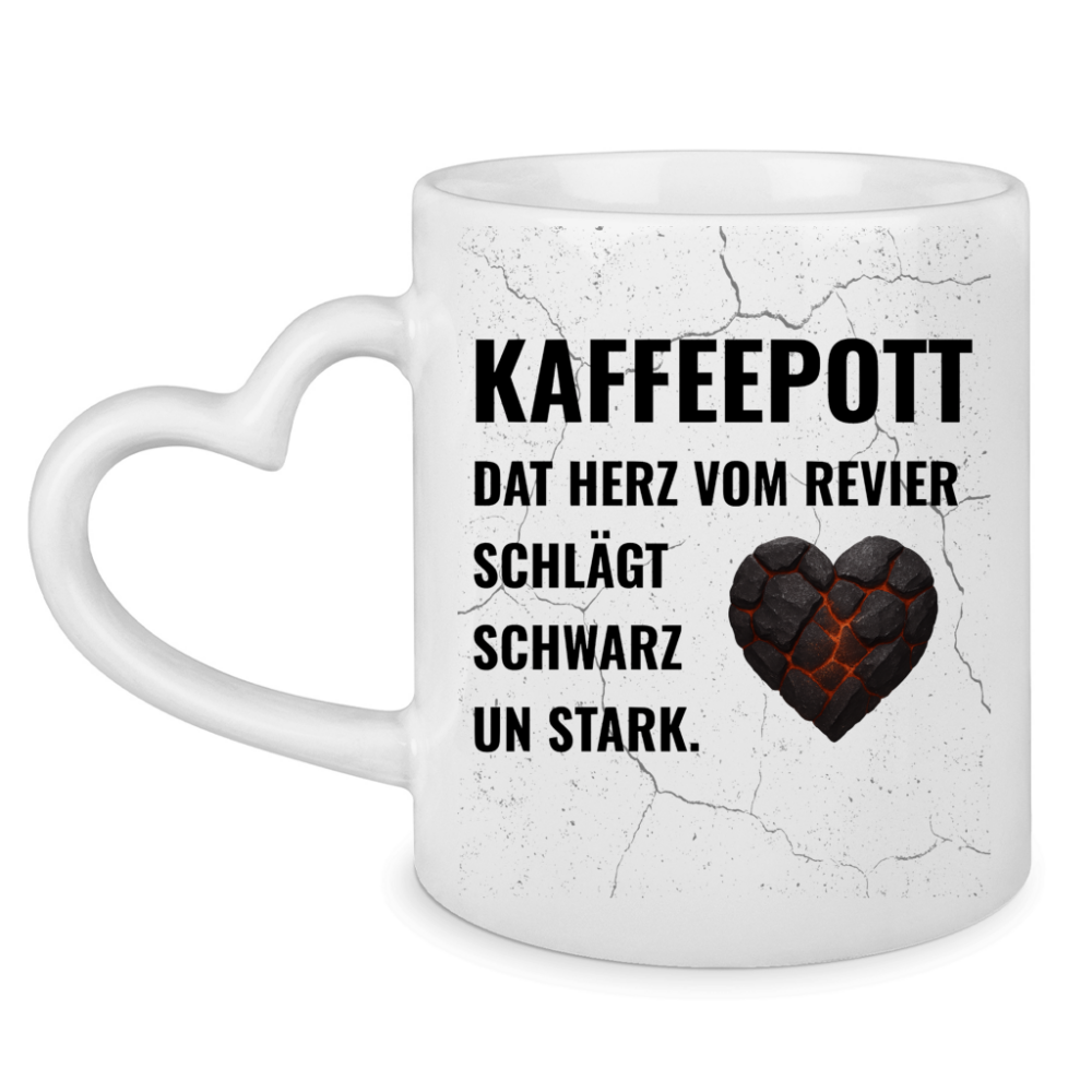 Kaffeepott mit Herz