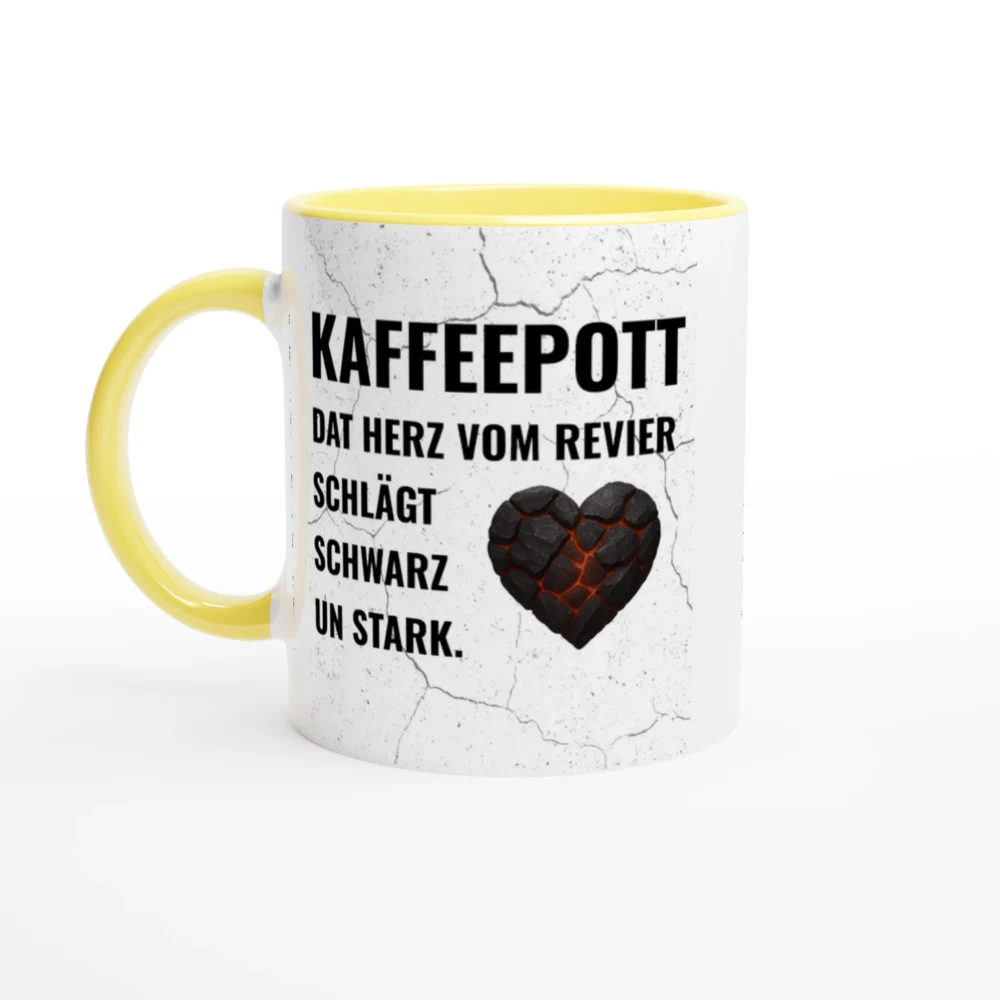 Kaffeepott - Weiße Keramiktasse