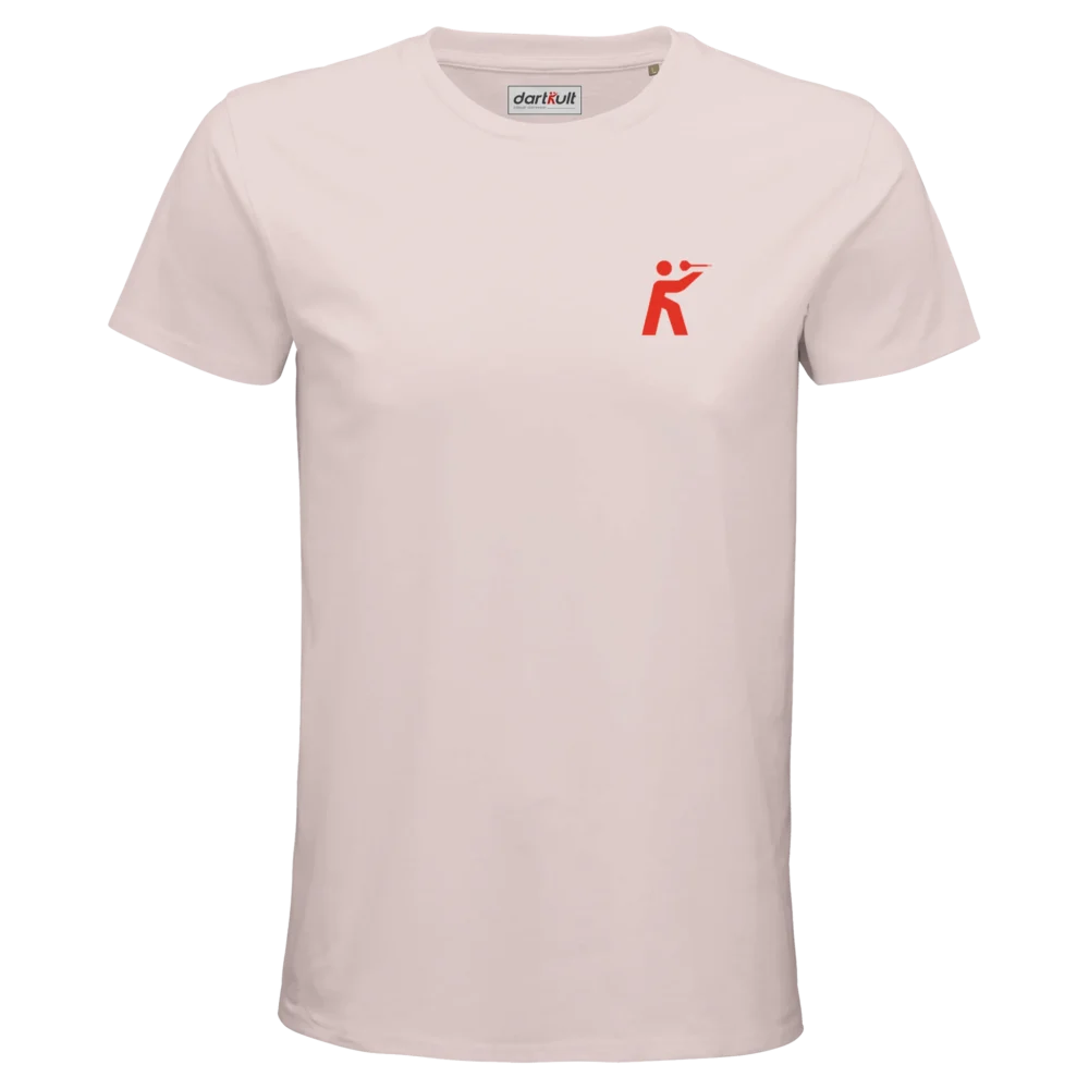 dartkult – K Logo – Pale Pink – Shirt Organic