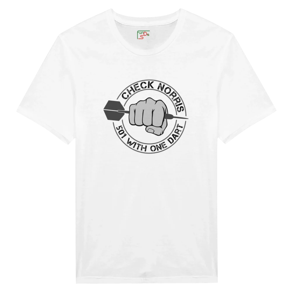 Check Norris – 501 with one dart – Herren T-Shirt