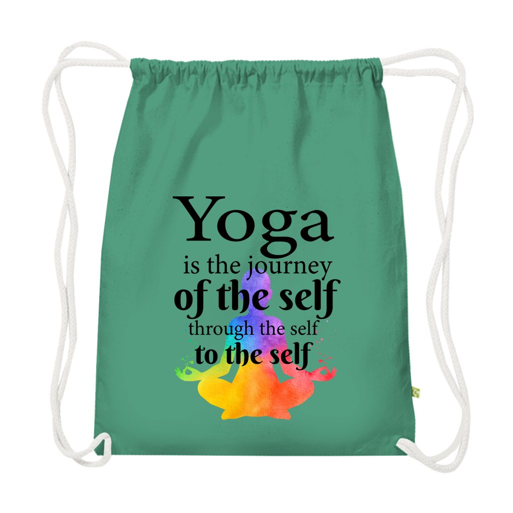 Yoga is the journey - Premium Bio Turnbeutel – Bild 2