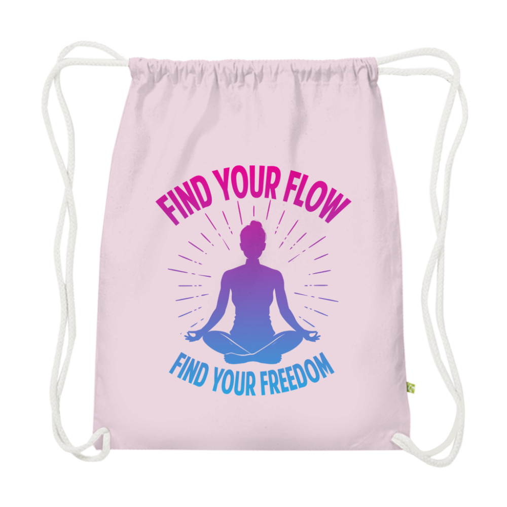Find your flow and freedom - Premium Bio Turnbeutel