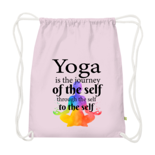 Yoga is the journey - Premium Bio Turnbeutel