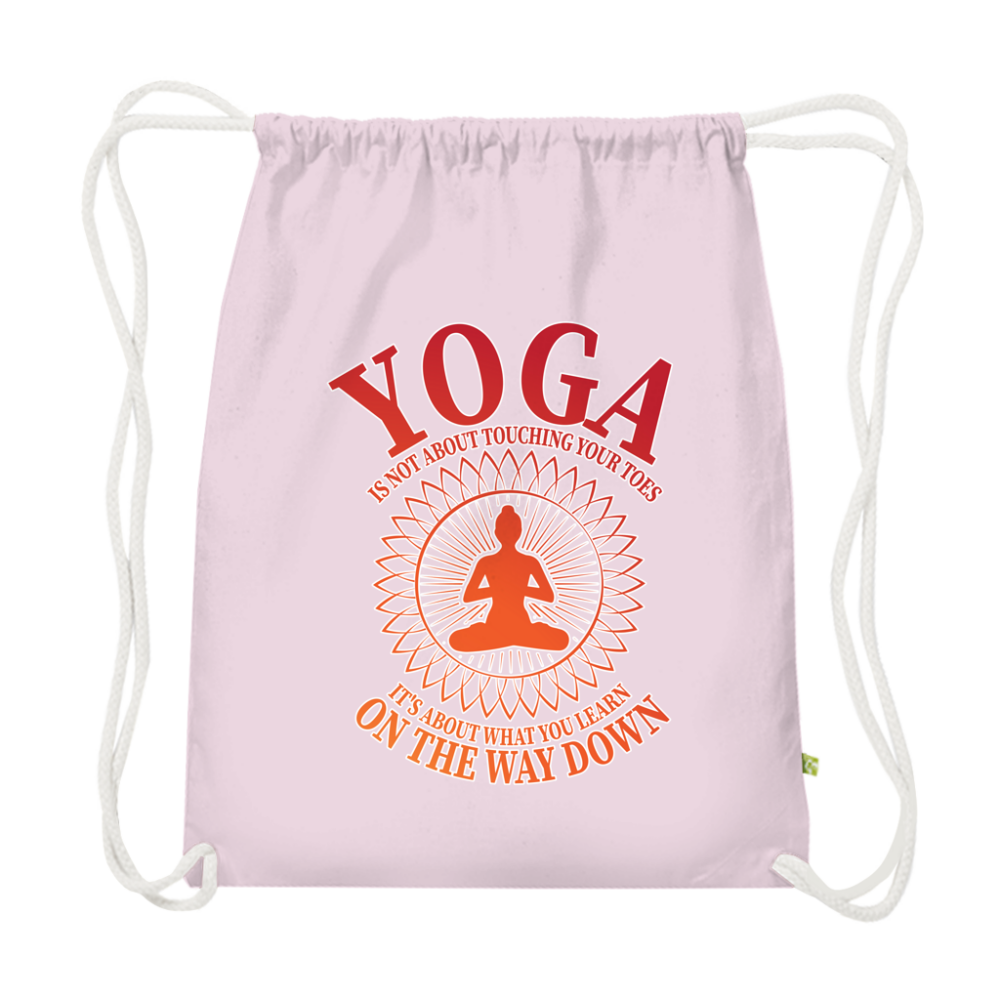 Yoga is about what you learn - Premium Bio Turnbeutel