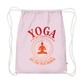 Yoga is about what you learn - Premium Bio Turnbeutel