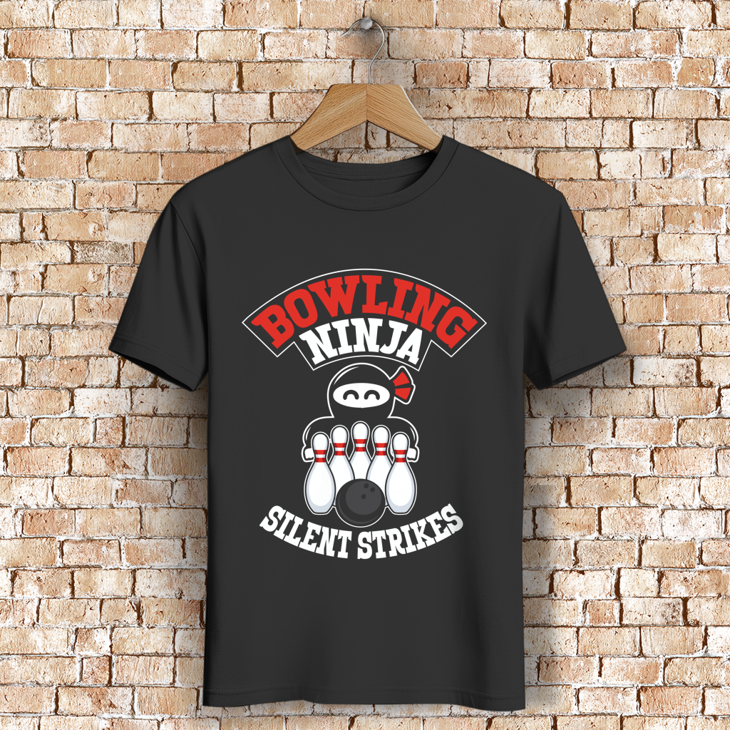 Bowling Ninja - Herren Premium Bio T-Shirt