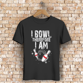 I bowl therefore I am- Herren Premium Bio T-Shirt