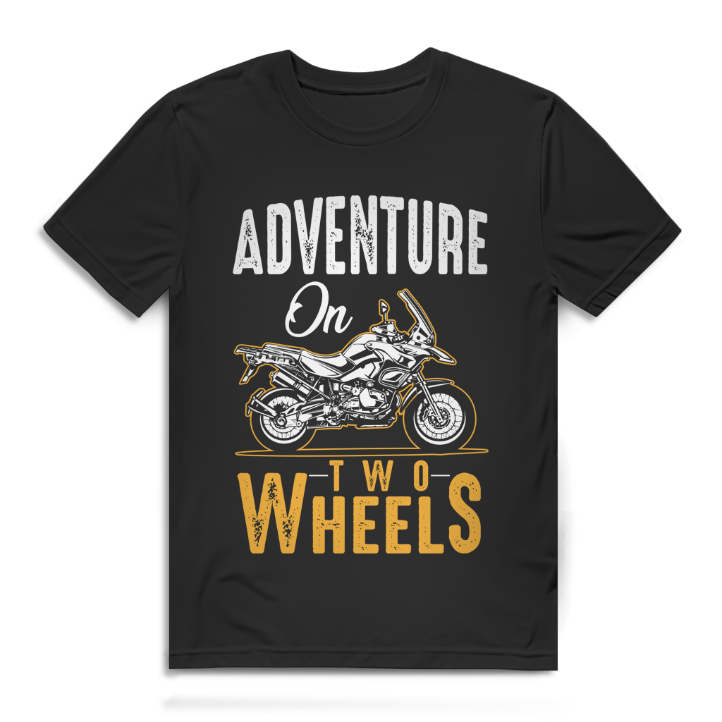 Adventure on two wheels - Herren Premium Bio T-Shirt