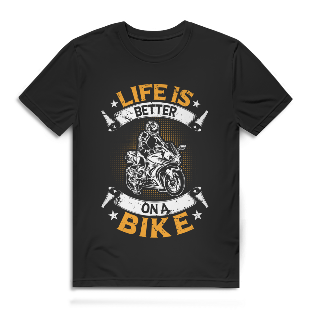 Life is better on a bike - Herren Premium Bio T-Shirt