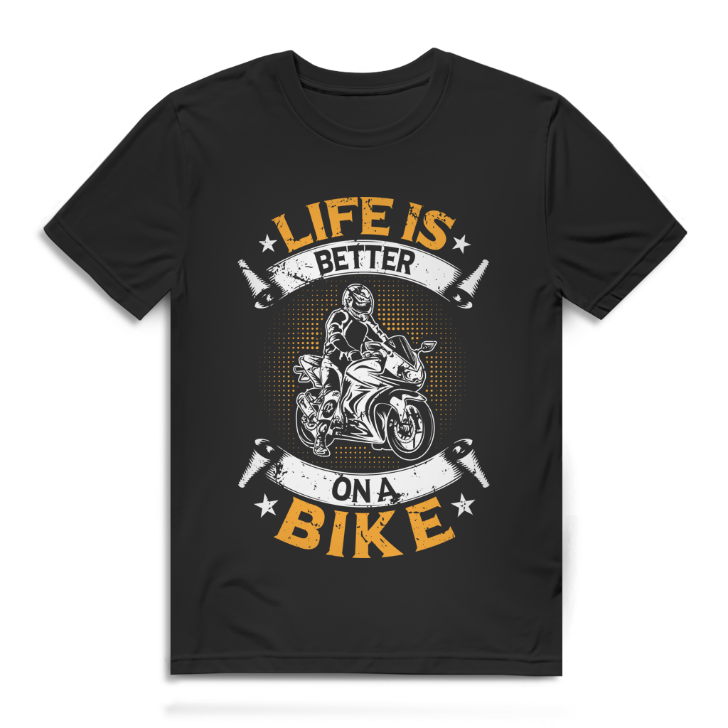 Life is better on a bike - Herren Premium Bio T-Shirt