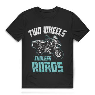 Two wheels endless roads - Herren Premium Bio T-Shirt
