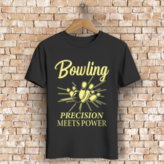 Bowling precision meets power - Herren Premium Bio T-Shirt