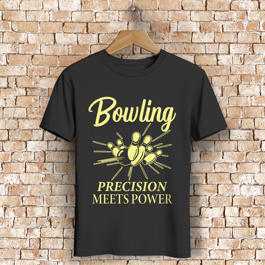 Bowling precision meets power - Herren Premium Bio T-Shirt