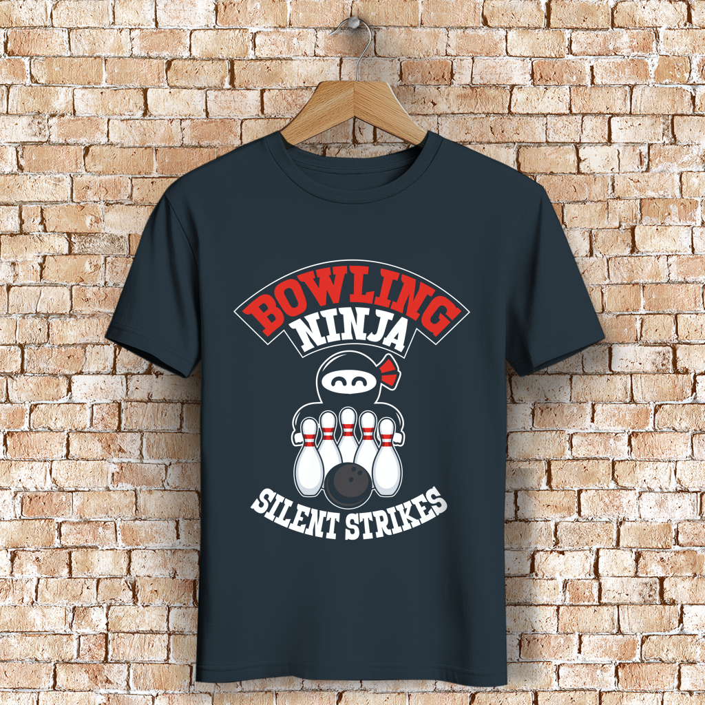 Bowling Ninja - Herren Premium Bio T-Shirt – Bild 2