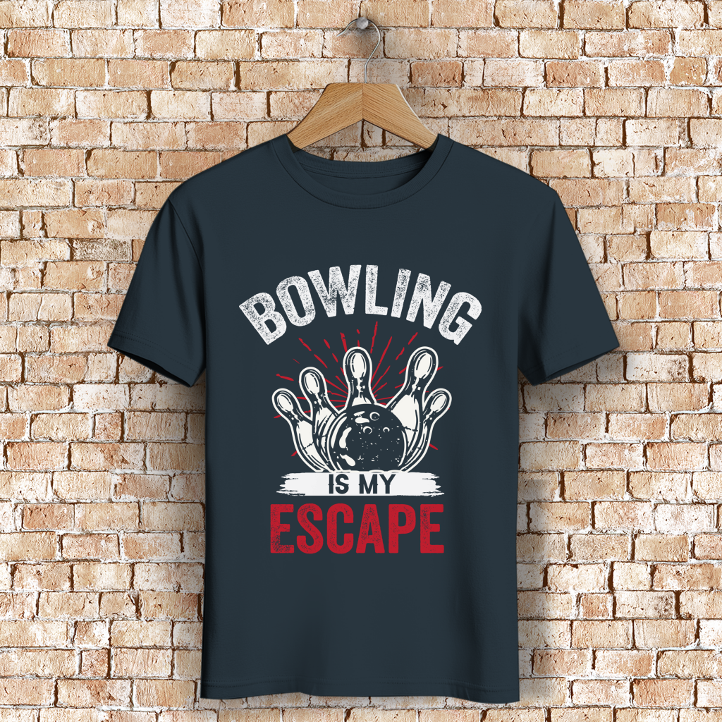 Bowling is my Escape - Herren Premium Bio T-Shirt – Bild 2