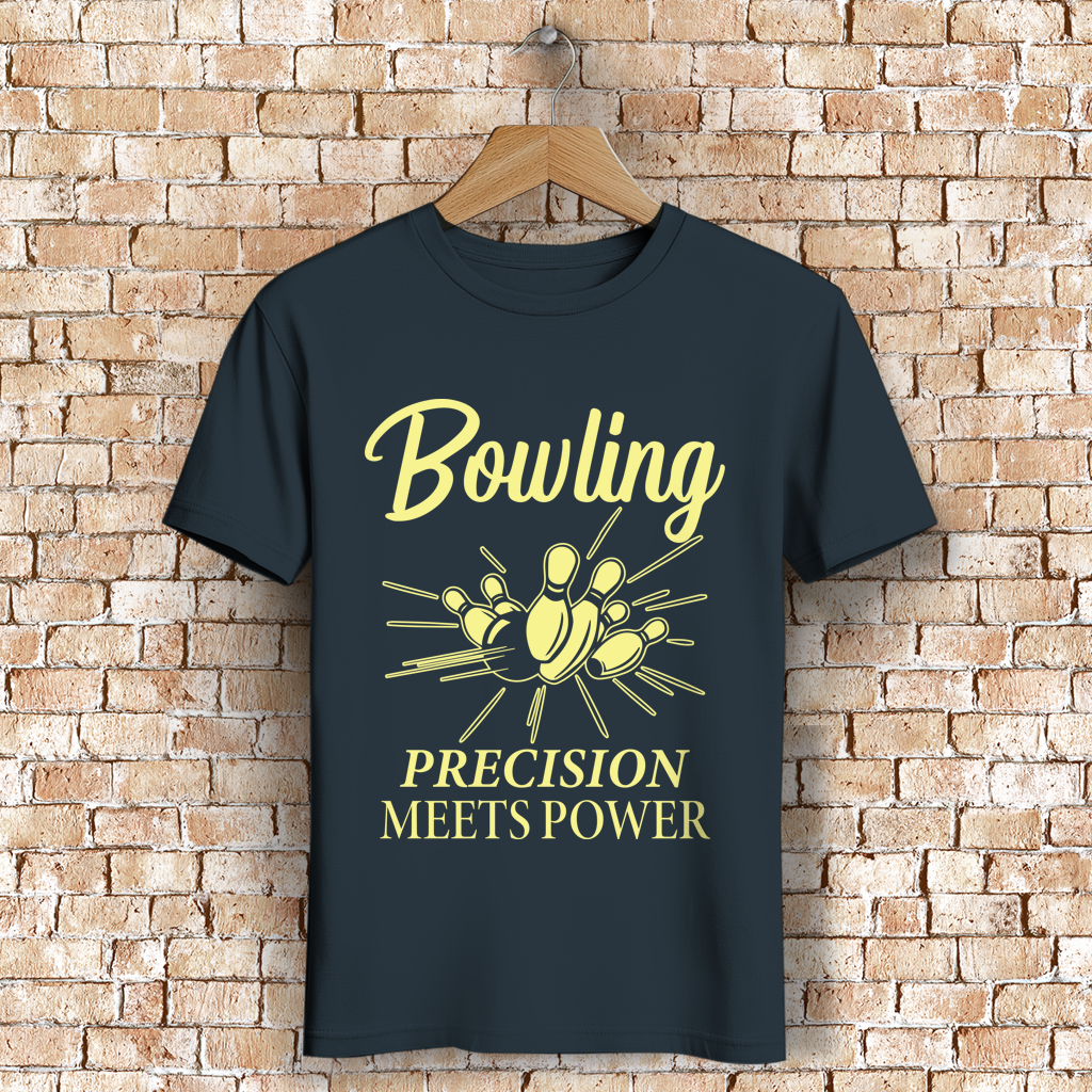 Bowling precision meets power - Herren Premium Bio T-Shirt – Bild 2
