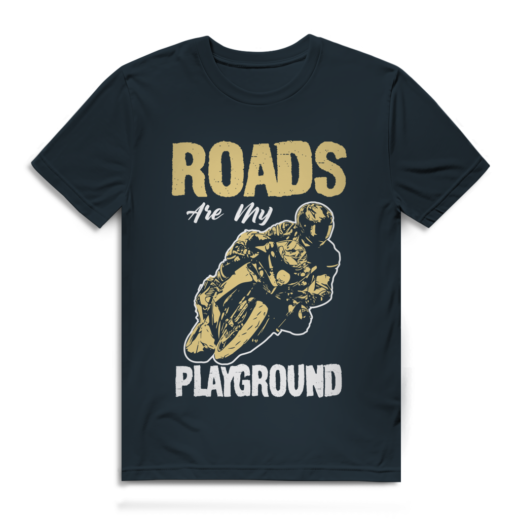 Roads are my Playground - Herren Premium Bio T-Shirt – Bild 2