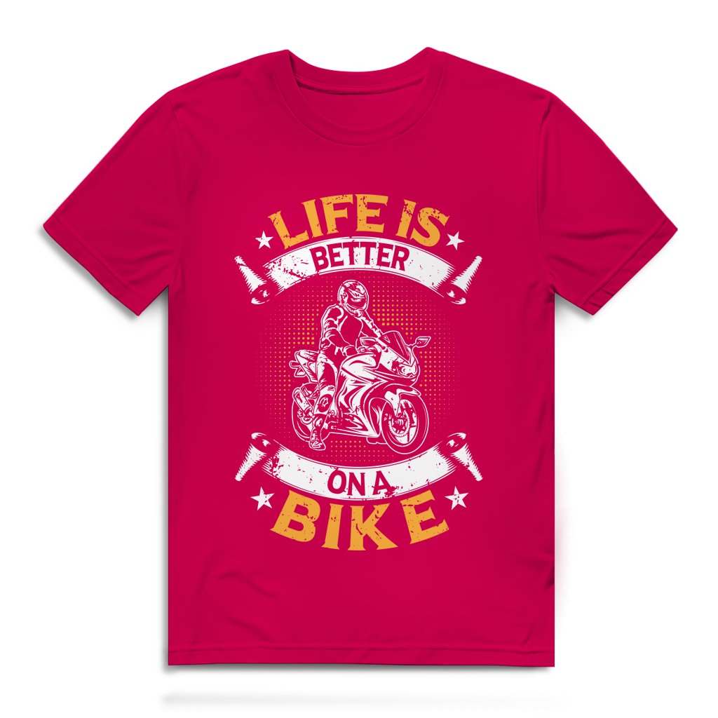 Life is better on a bike - Herren Premium Bio T-Shirt – Bild 3