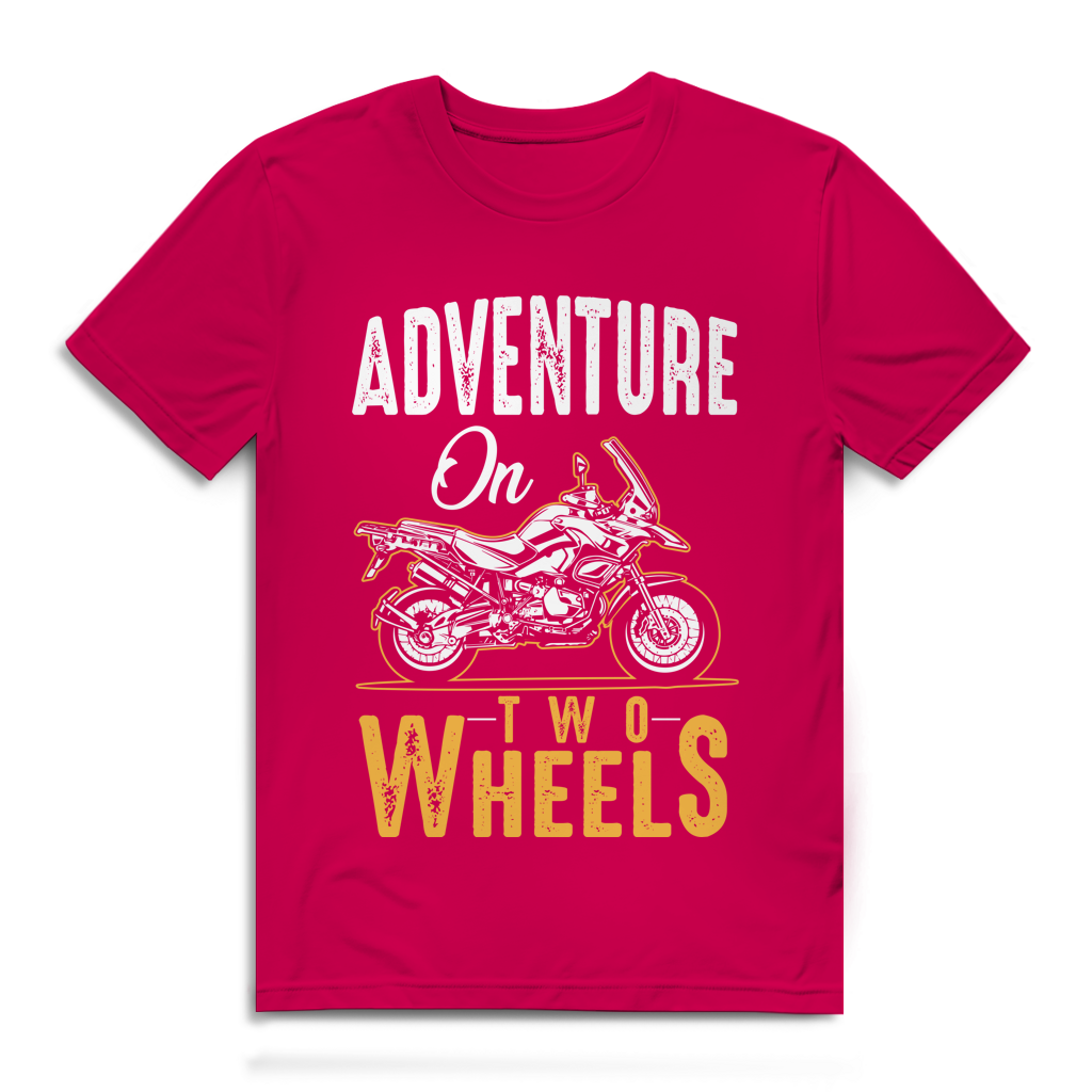 Adventure on two wheels - Herren Premium Bio T-Shirt – Bild 3