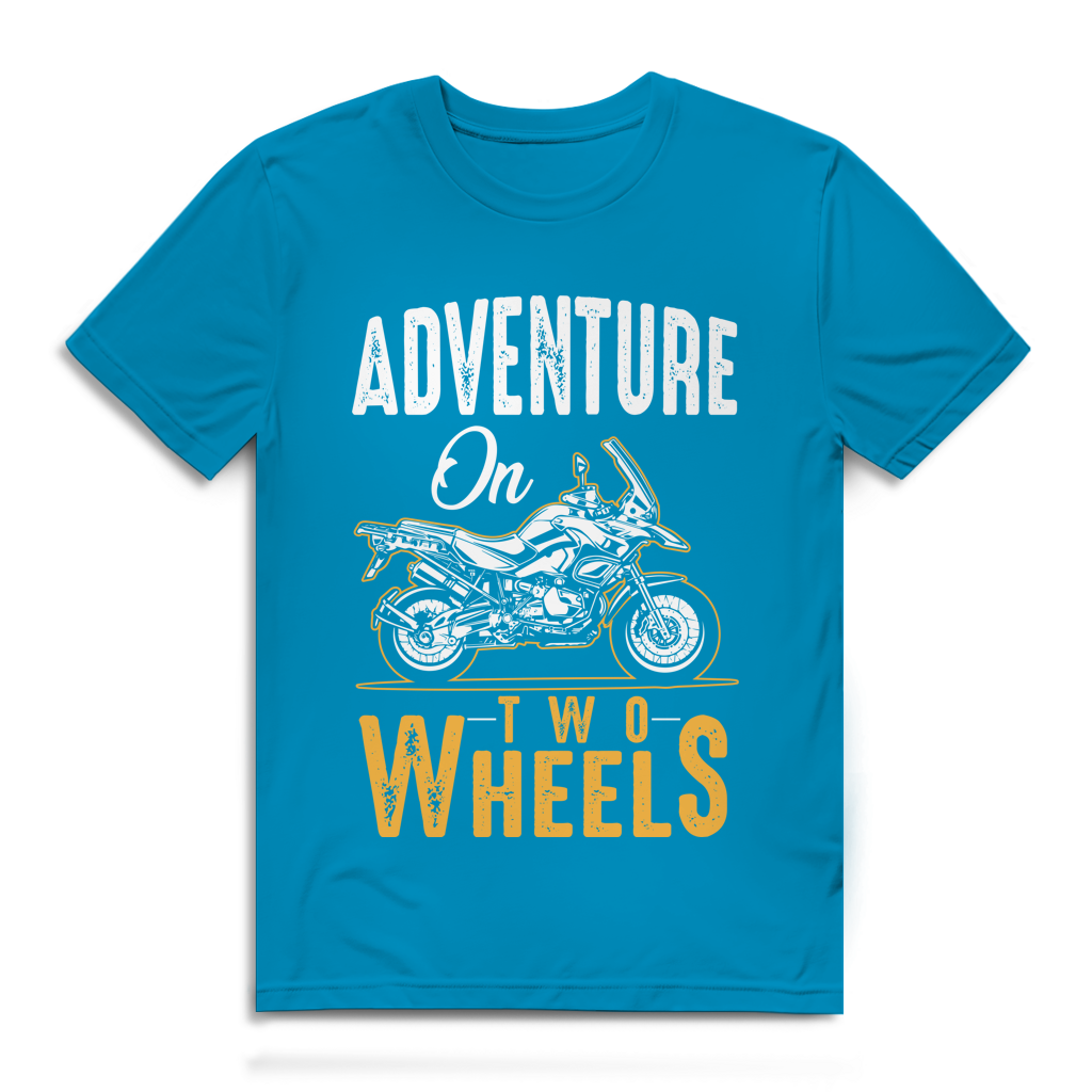 Adventure on two wheels - Herren Premium Bio T-Shirt – Bild 4