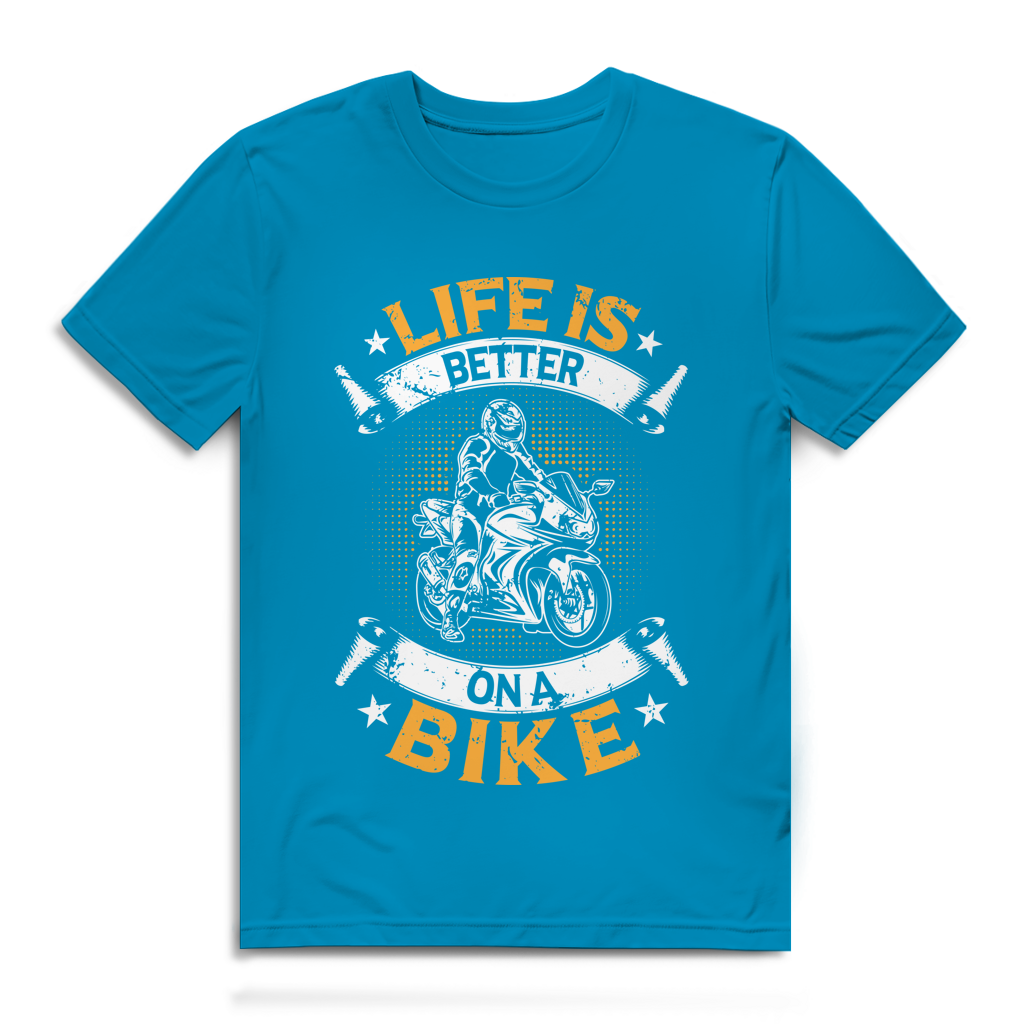 Life is better on a bike - Herren Premium Bio T-Shirt – Bild 4