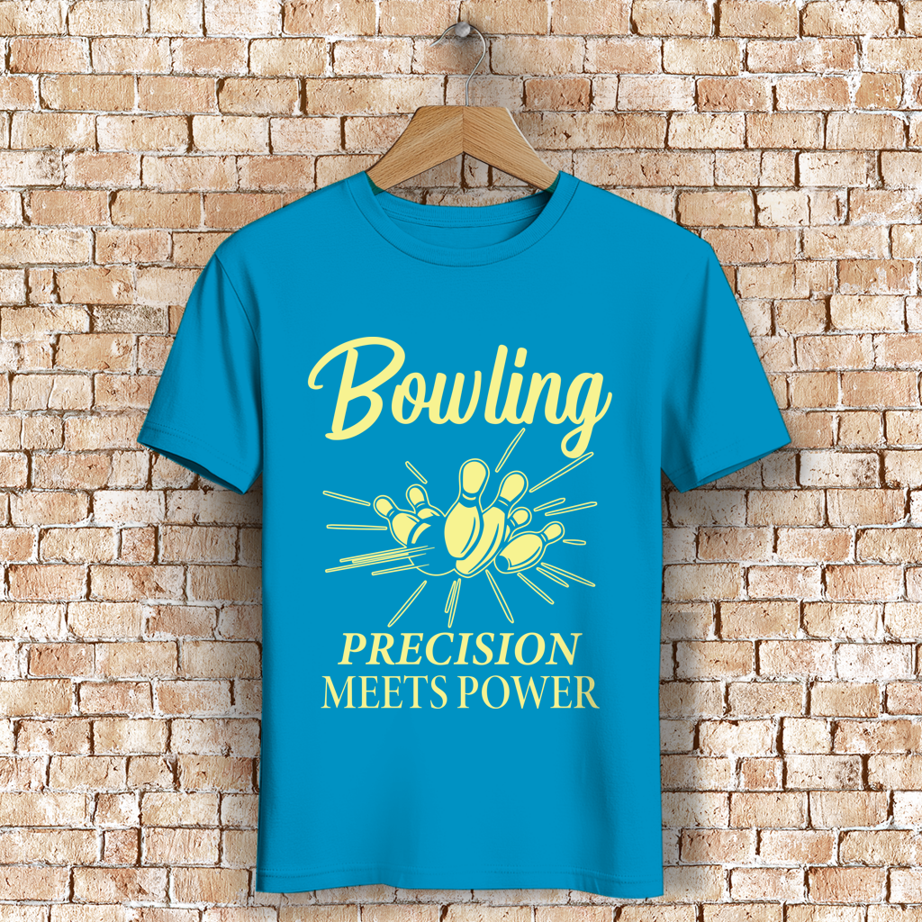 Bowling precision meets power - Herren Premium Bio T-Shirt – Bild 4