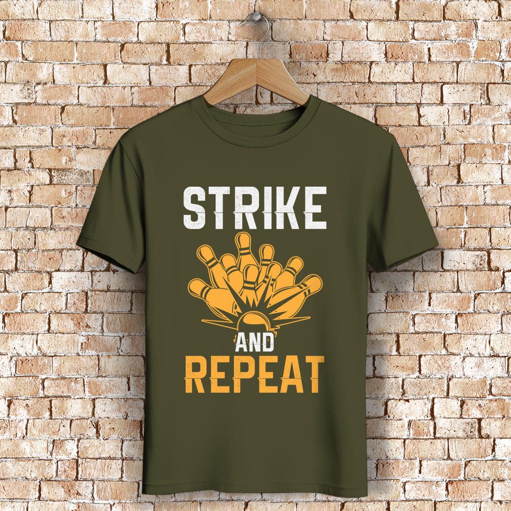 Strike and repeat - Herren Premium Bio T-Shirt – Bild 3