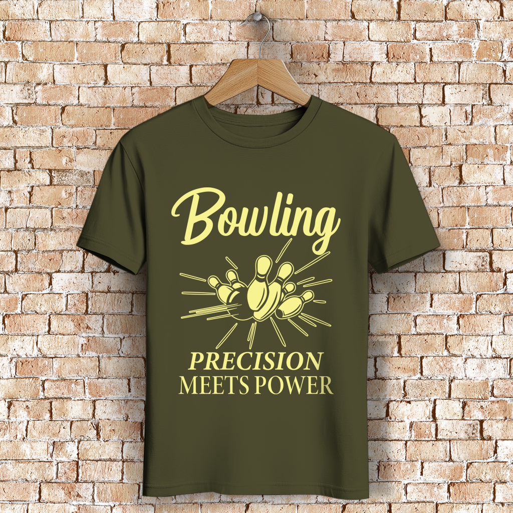 Bowling precision meets power - Herren Premium Bio T-Shirt – Bild 5