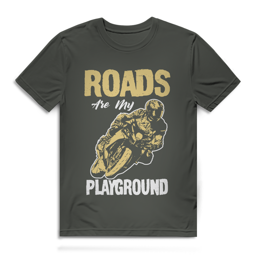 Roads are my Playground - Herren Premium Bio T-Shirt – Bild 4