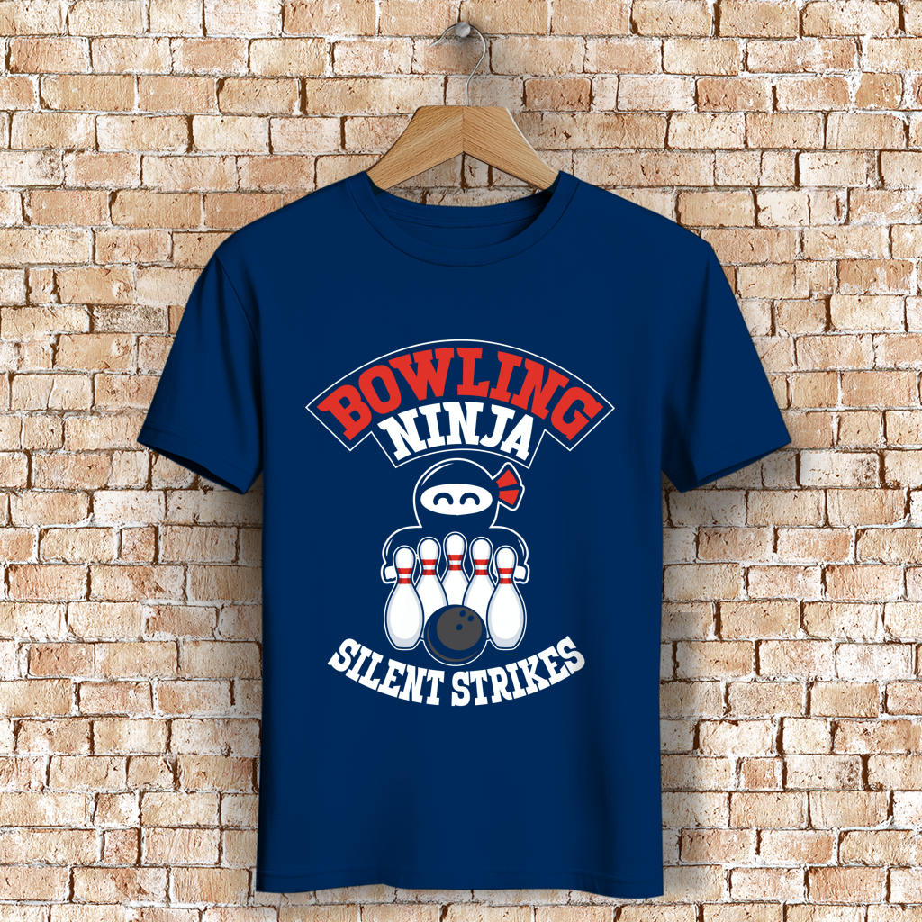 Bowling Ninja - Herren Premium Bio T-Shirt – Bild 4