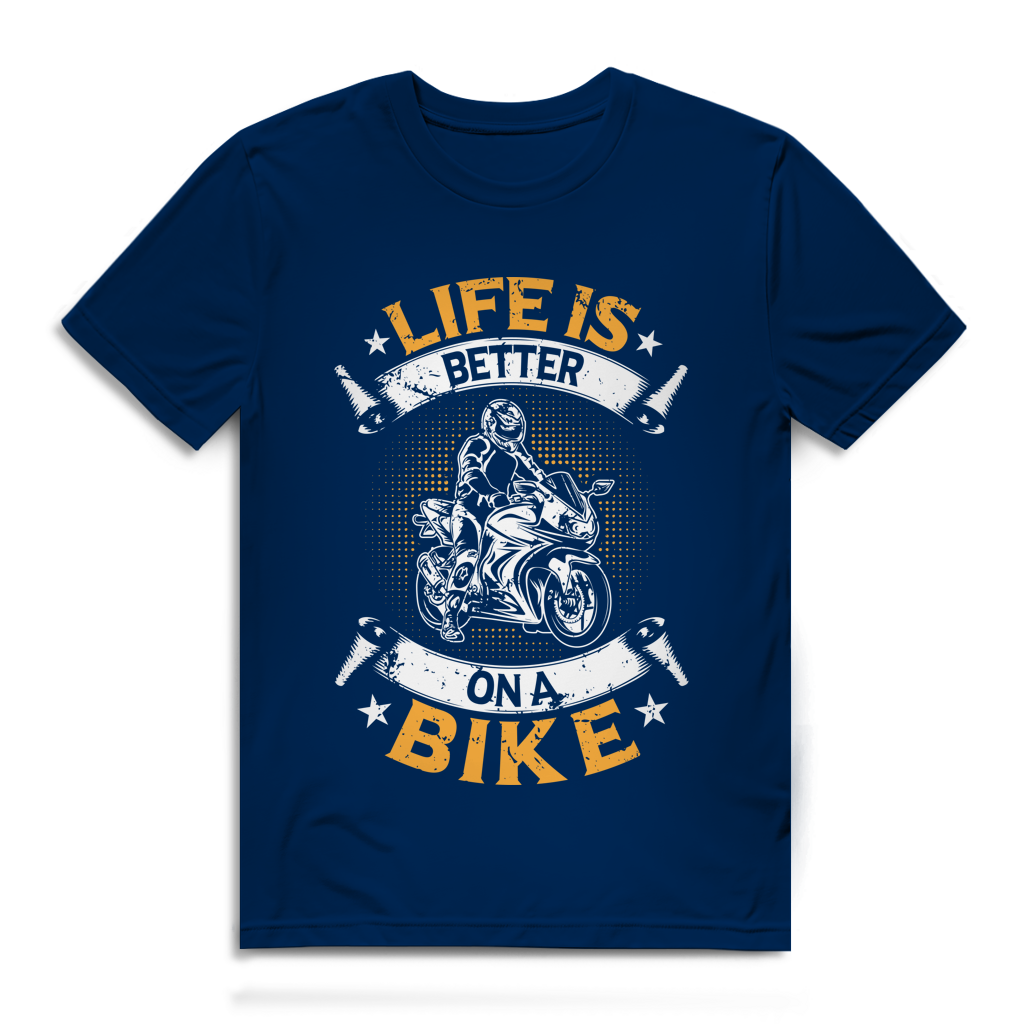 Life is better on a bike - Herren Premium Bio T-Shirt – Bild 7