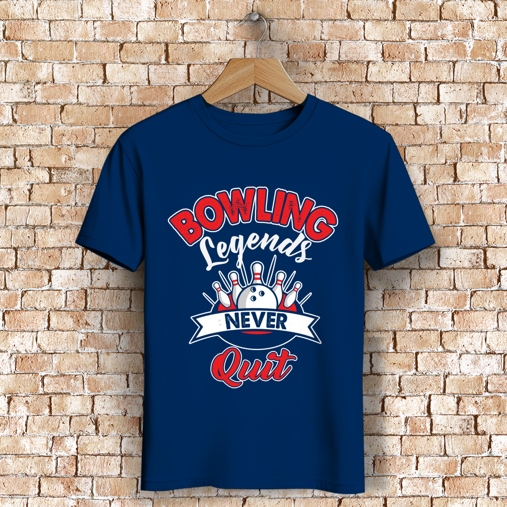 Bowling Legends - Herren Premium Bio T-Shirt – Bild 3