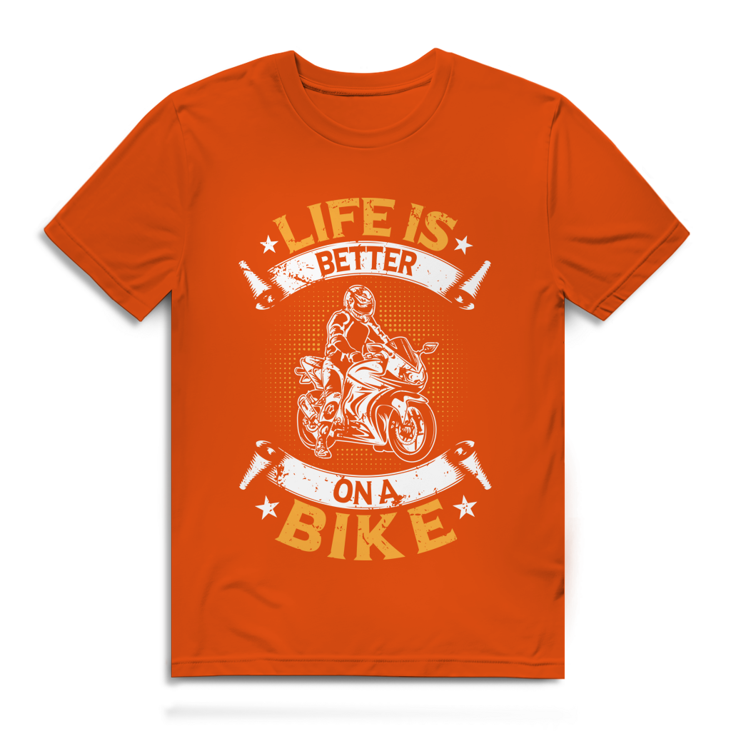 Life is better on a bike - Herren Premium Bio T-Shirt – Bild 8