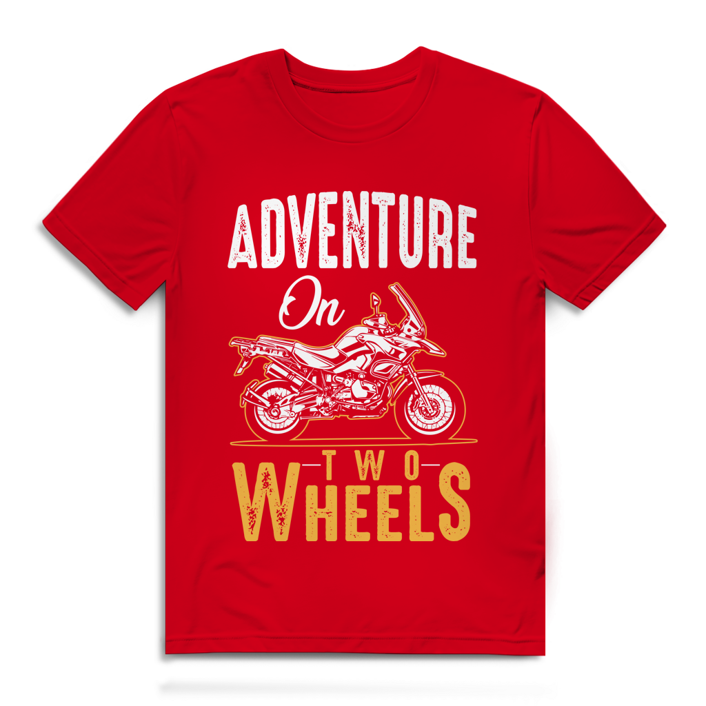 Adventure on two wheels - Herren Premium Bio T-Shirt – Bild 9