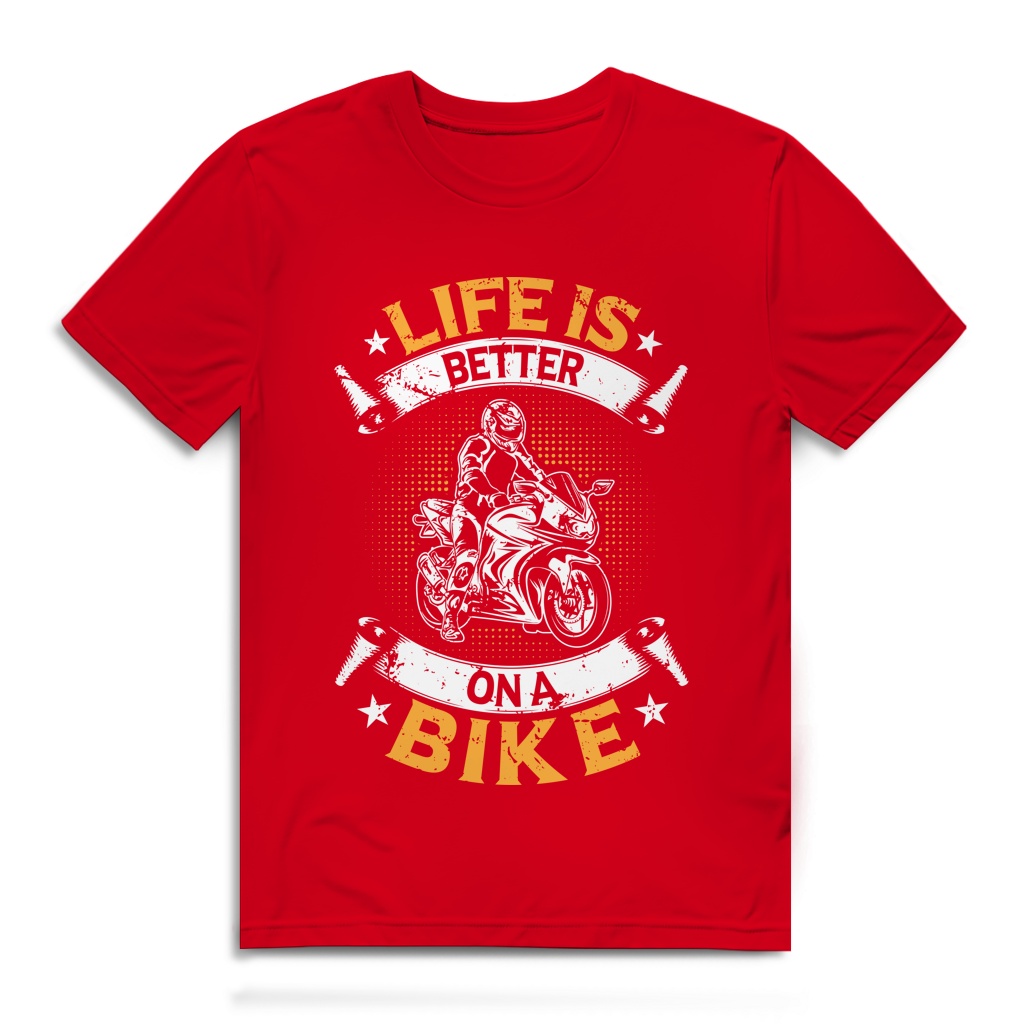 Life is better on a bike - Herren Premium Bio T-Shirt – Bild 9