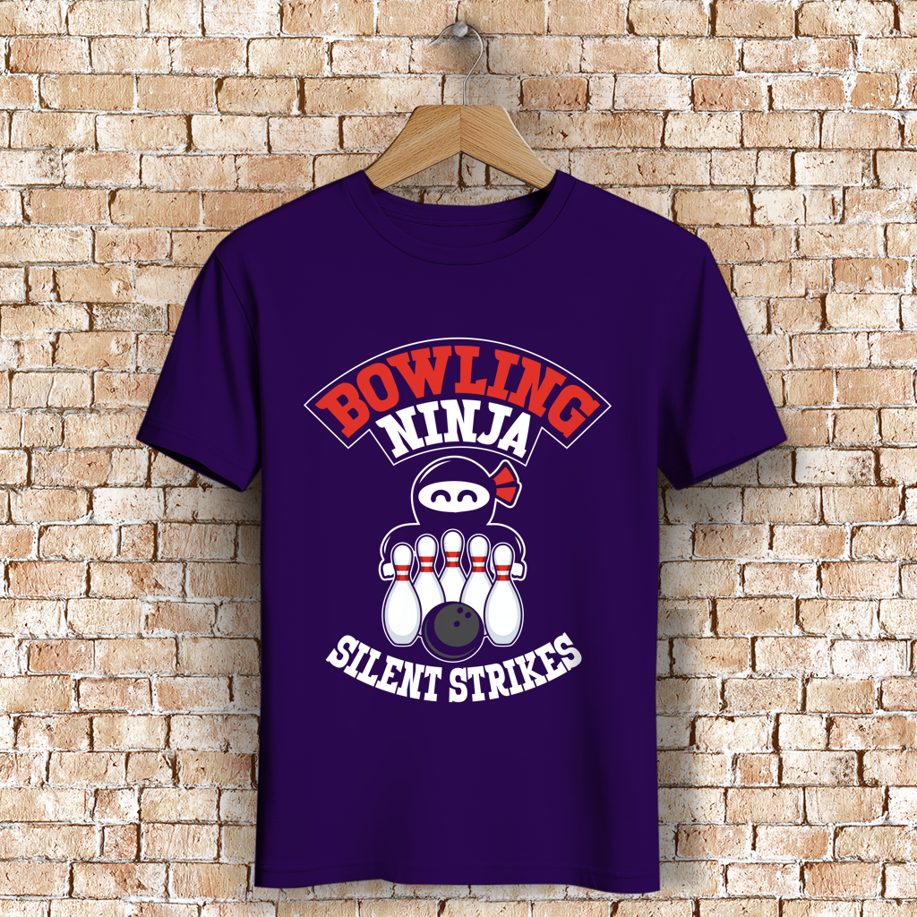 Bowling Ninja - Herren Premium Bio T-Shirt – Bild 6