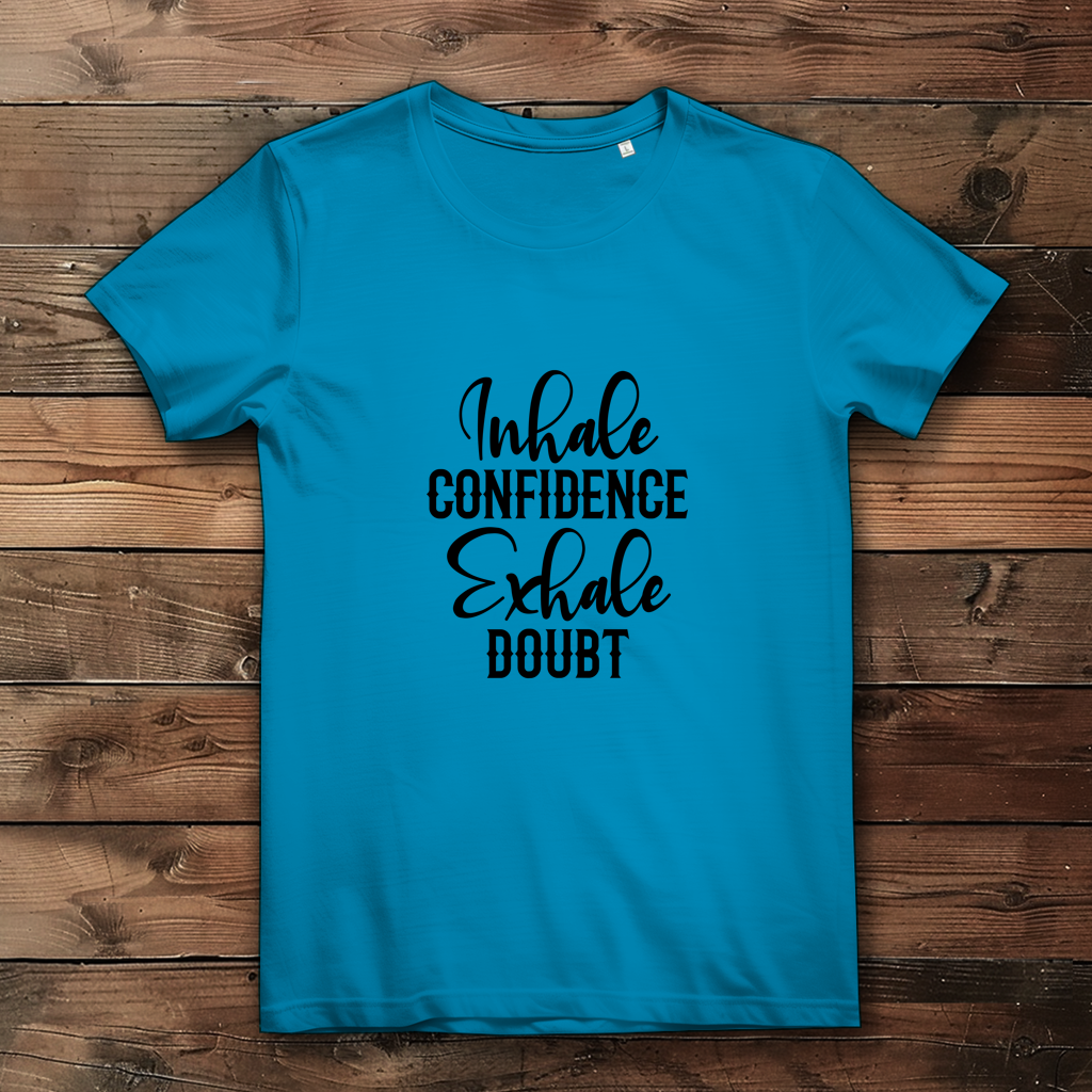 Inhale confidence exhale doubt - Damen Premium Bio T-Shirt – Bild 2