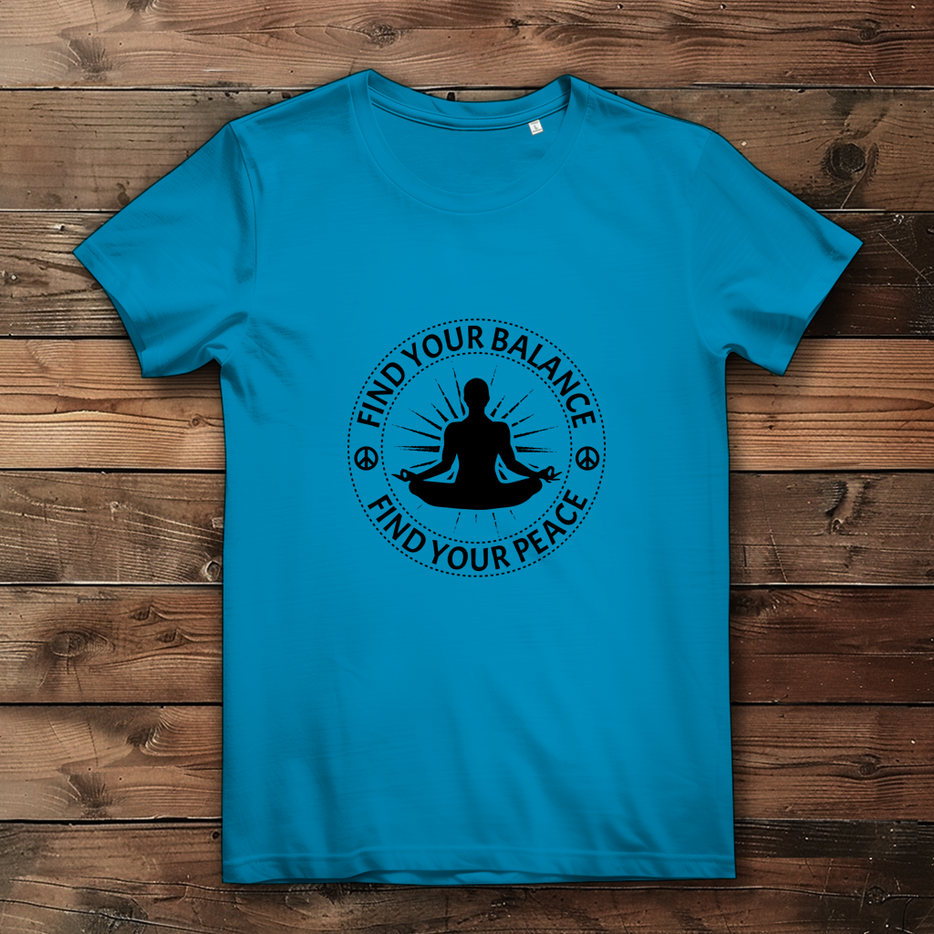Find your balance - find your peace - Damen Premium Bio T-Shirt – Bild 2