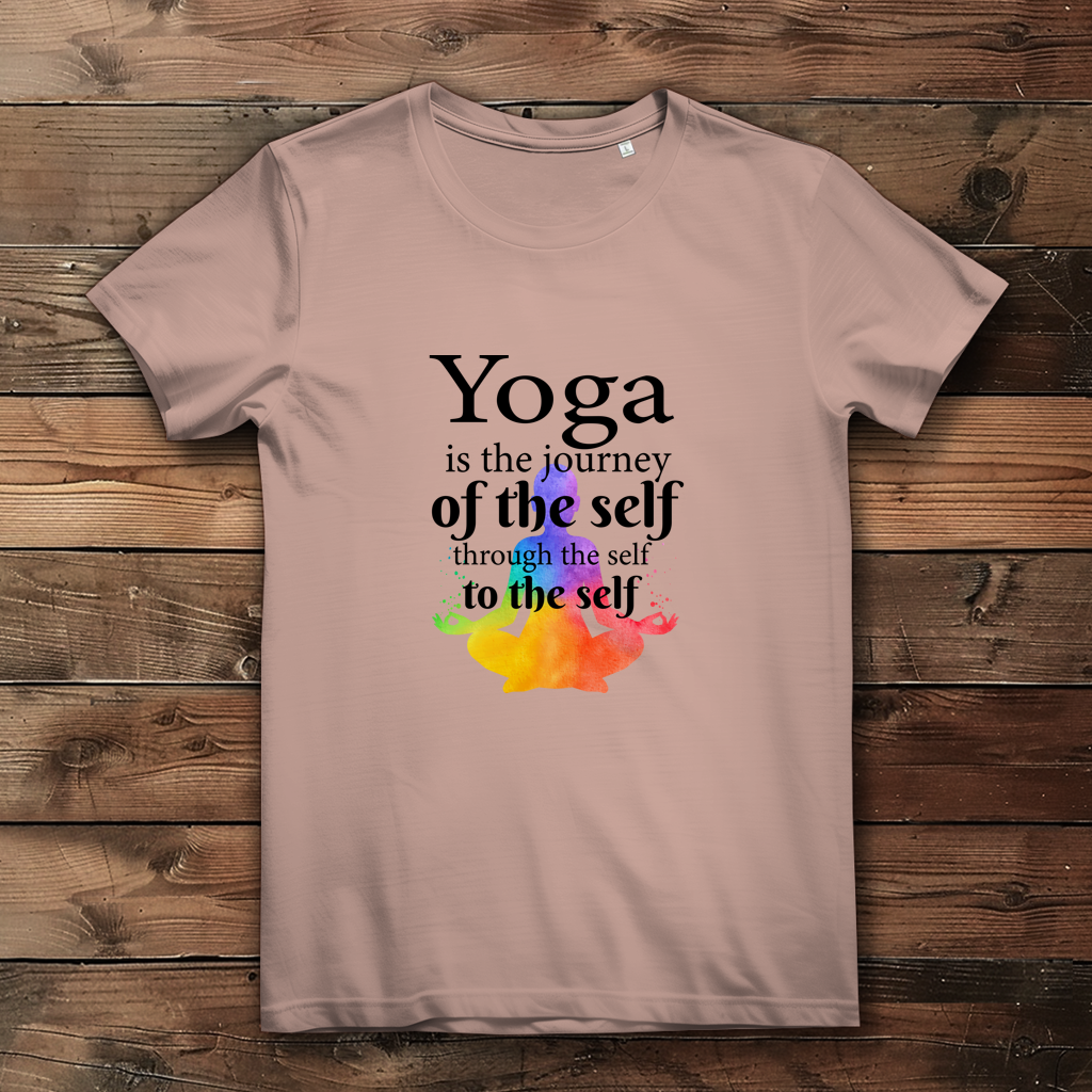 Yoga is the journey - Damen Premium Bio T-Shirt