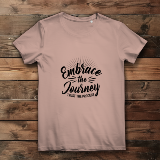 Embrace the journey trust the process - Damen Premium Bio T-Shirt
