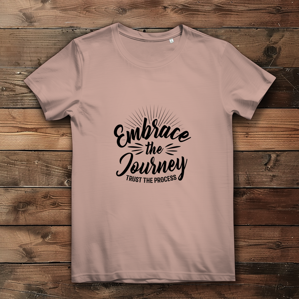 Embrace the journey trust the process - Damen Premium Bio T-Shirt