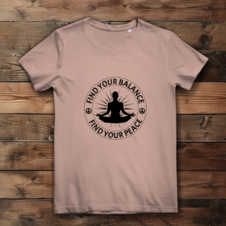 Find your balance - find your peace - Damen Premium Bio T-Shirt