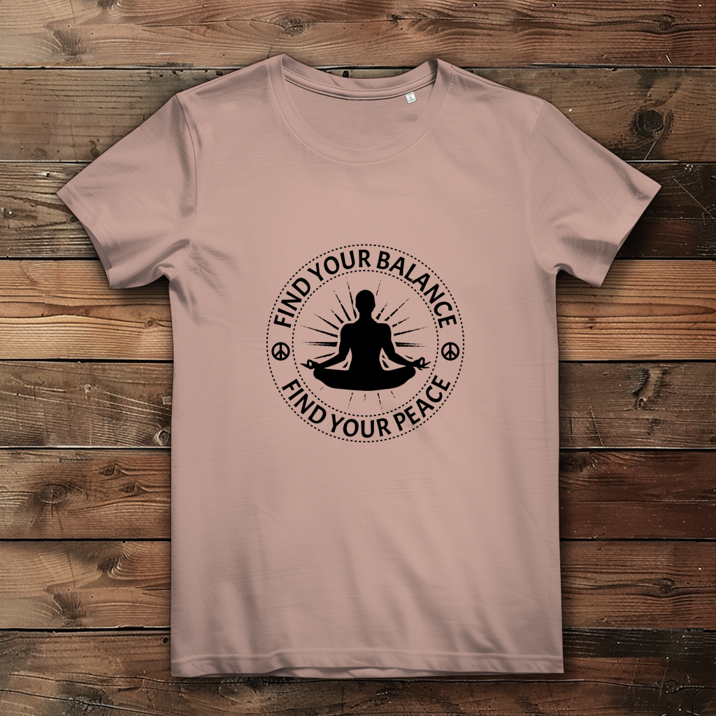 Find your balance - find your peace - Damen Premium Bio T-Shirt