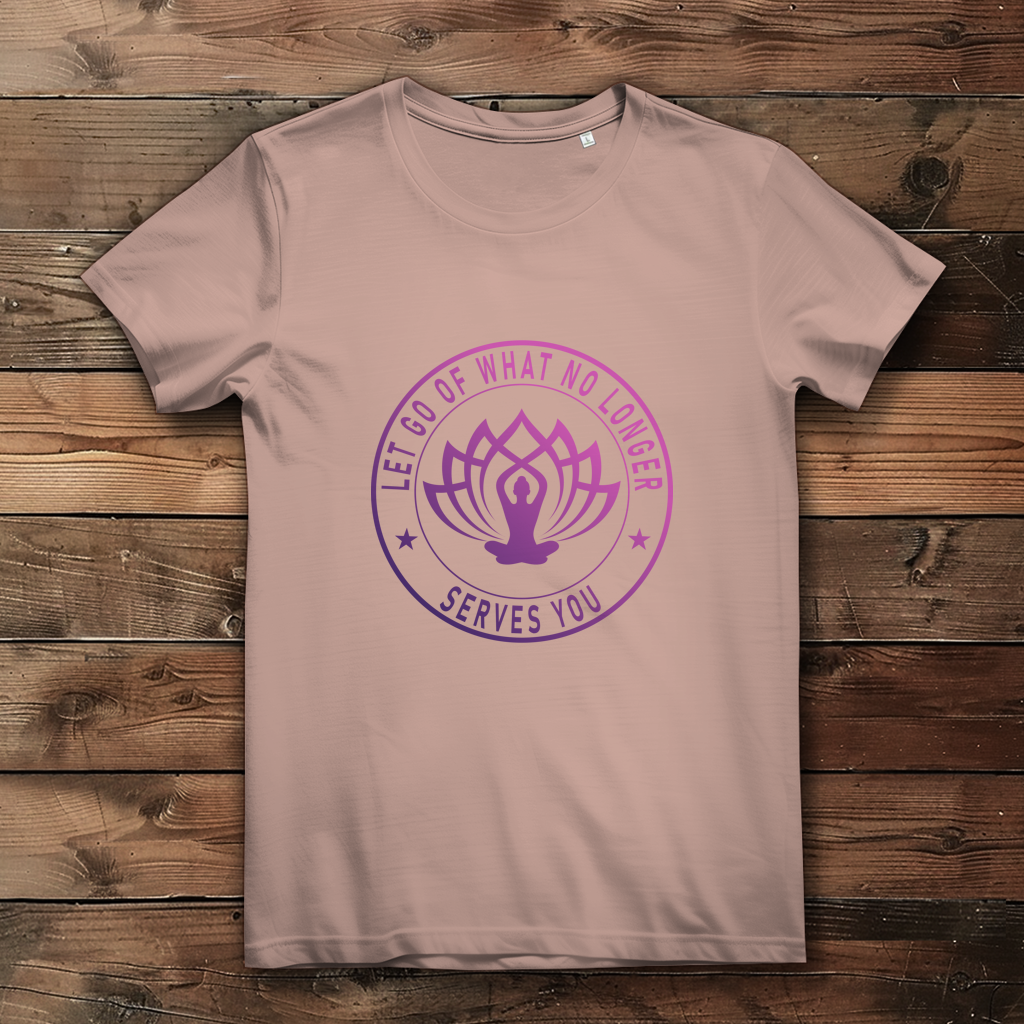 let go of what no longer serves you - Damen Premium Bio T-Shirt – Bild 2