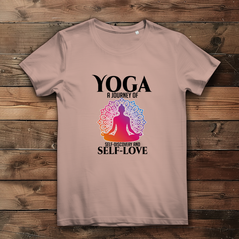 yoga a journey of self-discovery and self-love - Damen Premium Bio T-Shirt