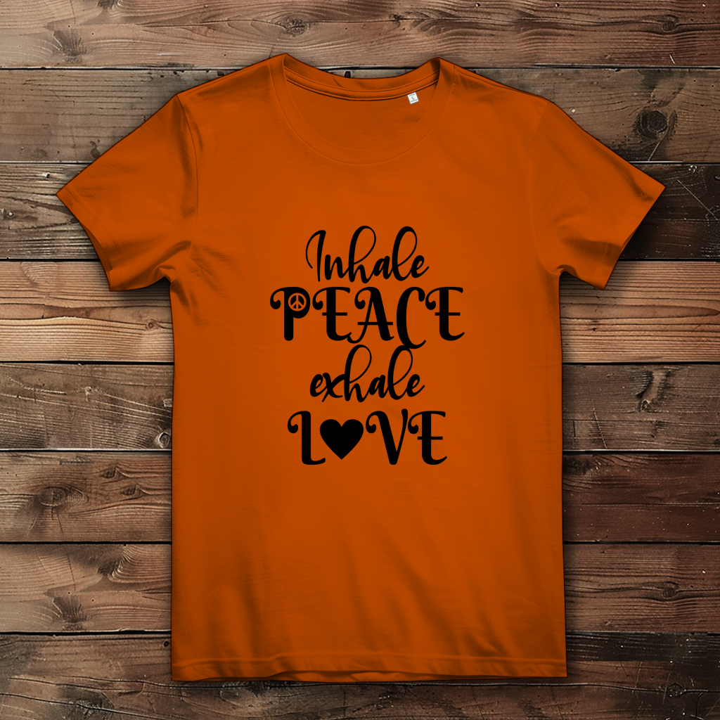 Inhale peace exhale love - Damen Premium Bio T-Shirt – Bild 4