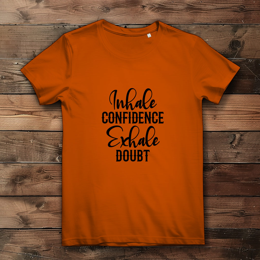 Inhale confidence exhale doubt - Damen Premium Bio T-Shirt – Bild 4