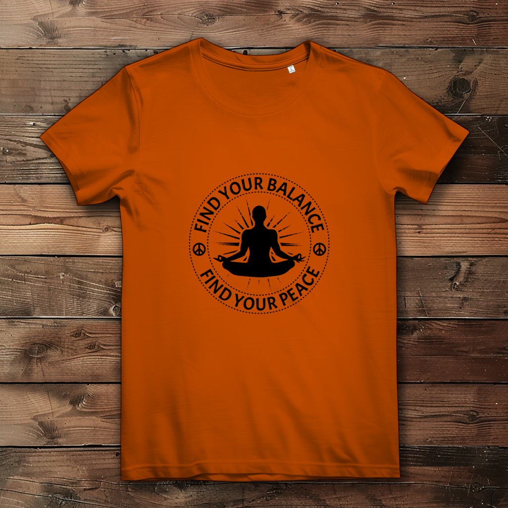 Find your balance - find your peace - Damen Premium Bio T-Shirt – Bild 4