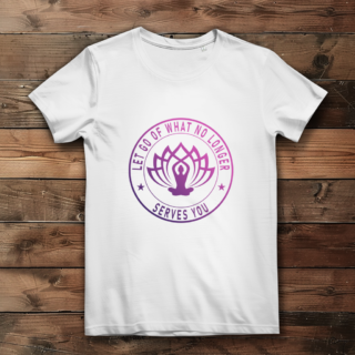 let go of what no longer serves you - Damen Premium Bio T-Shirt